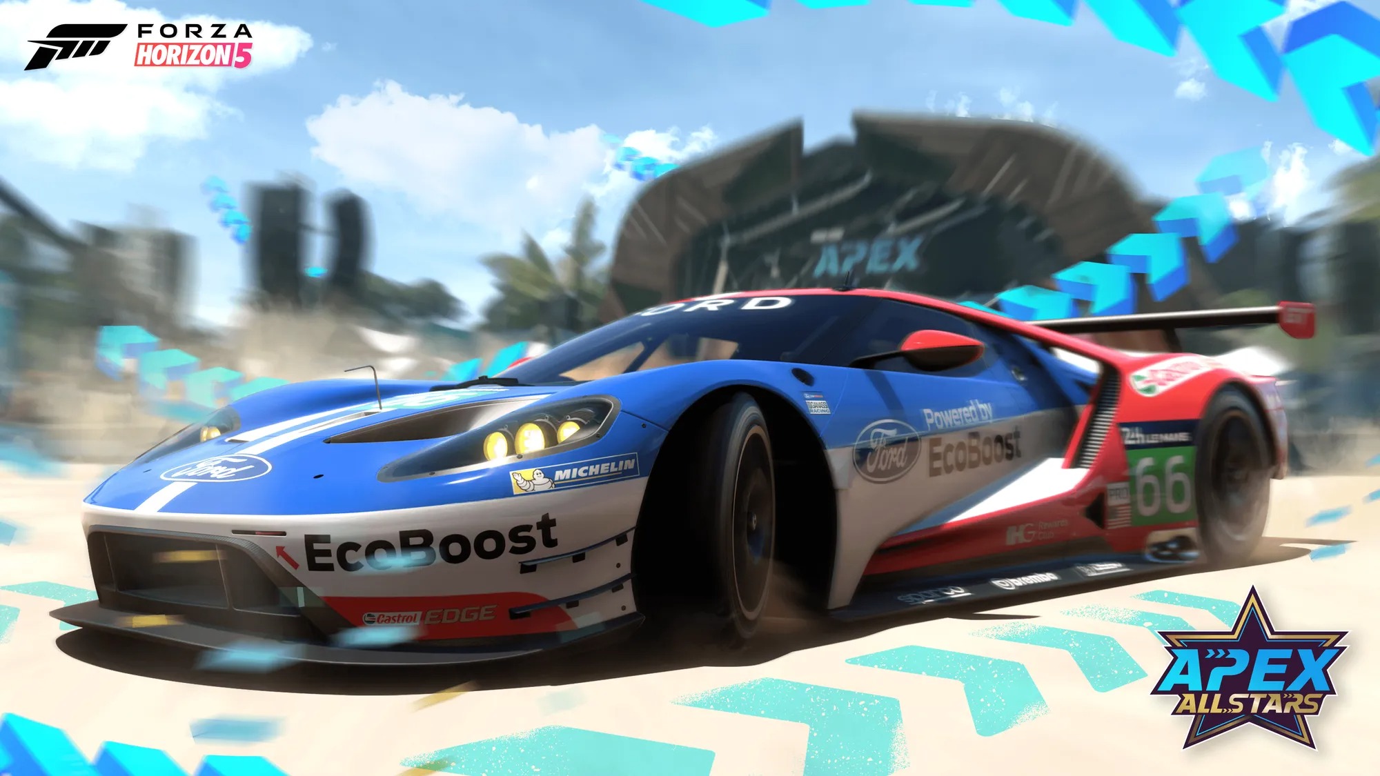 Forza Horizon 5 Apex AllStars'ın ana görseli.