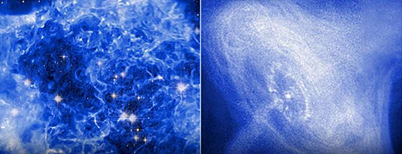 NASA’dan Chandra, Yengeç Bulutsusu ve Cassiopeia A’nın hızlandırılmış filmlerini yayınladı