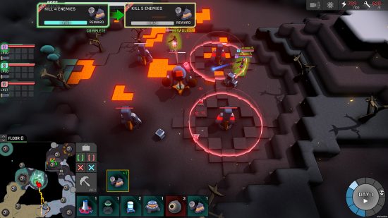 Tamamen yok edilebilir RTS, robotik düşmanların gelgitleriyle yüzleştiğinizi görüyor