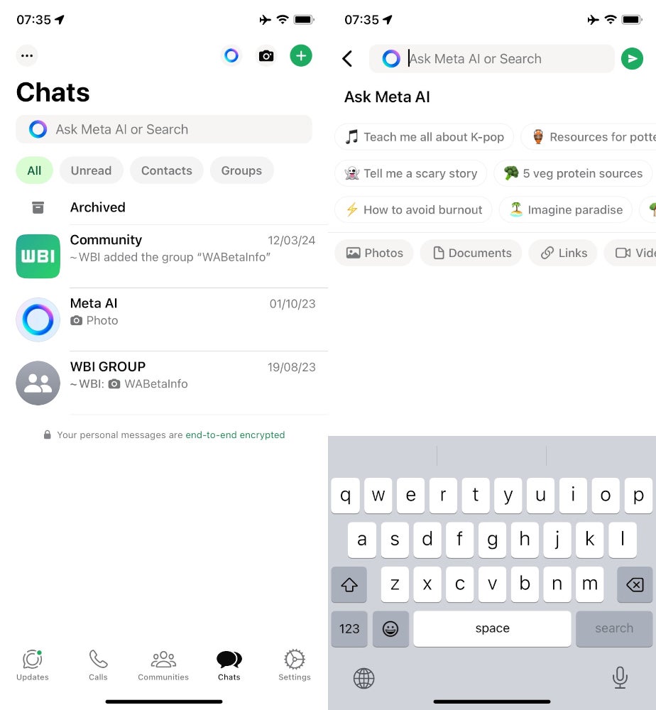 WhatsApp, Meta'nın yapay zeka destekli sohbet robotunu test etmeye başlıyor