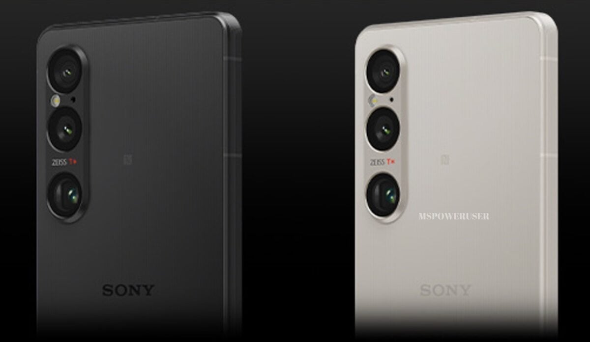 Sony Xperia 1 VI renkleri, siyah beyaz