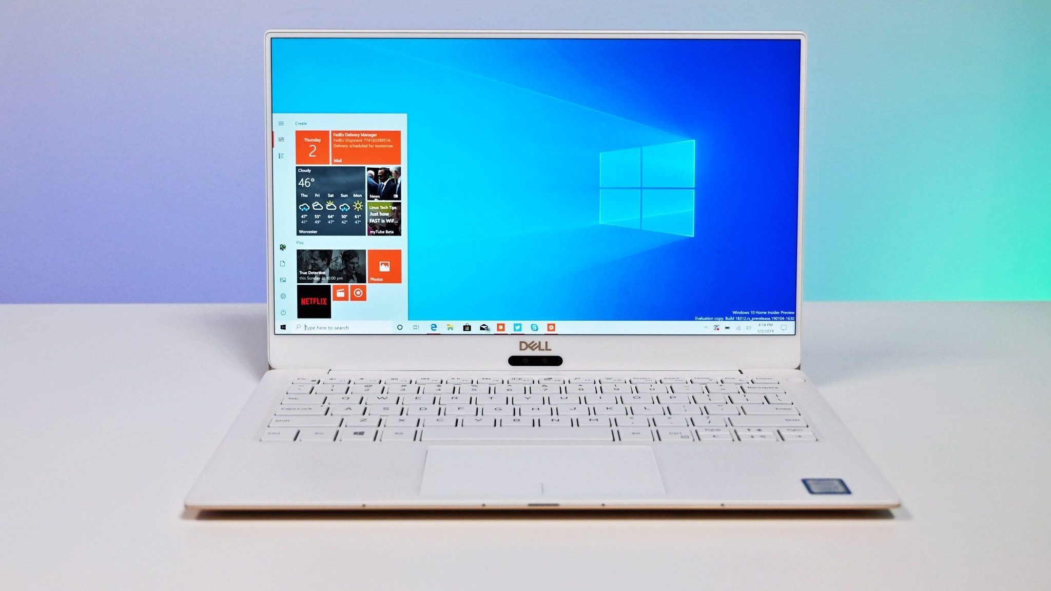 Windows 10 çalıştıran Dell XPS 13