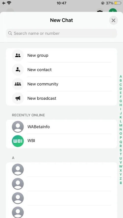 İOS ve Android'deki WhatsApp yakında size hangi kişilerin yakın zamanda çevrimiçi olduğunu söyleyecek