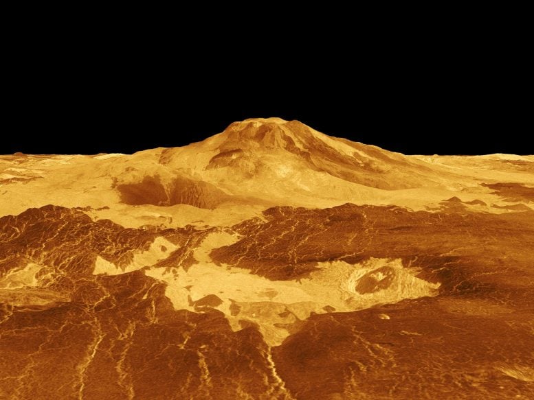 Maat Mons Venüs Yanardağı