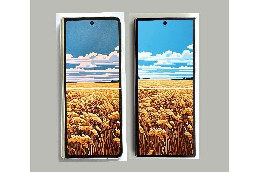 Önde gelen sızıntı kaynağı IceUniverse tarafından yayınlanan ve Fold 5 ile Fold 6 dış ekranı arasındaki farkı gösteren bir resim - Samsung, Galaxy Fold 6 ve Flip 6 için bir fiyat artışı planlıyorsa, o zaman yükseltmeler ne olacak?