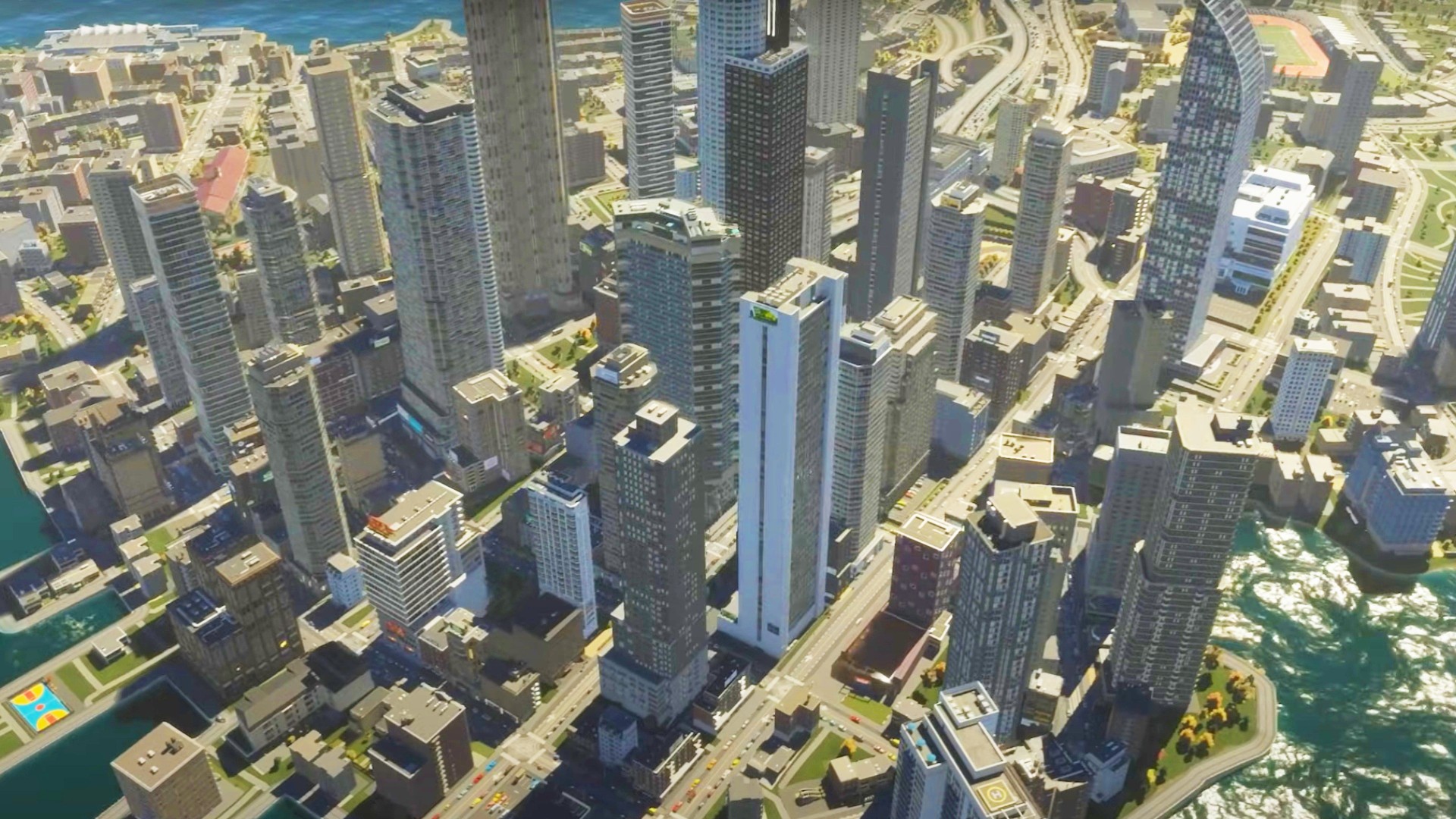 Cities Skylines 2 Ekonomi 2.0 güncellemesi: Şehir kurma oyunu Cities Skylines 2'den devasa bir şehir merkezi alanı