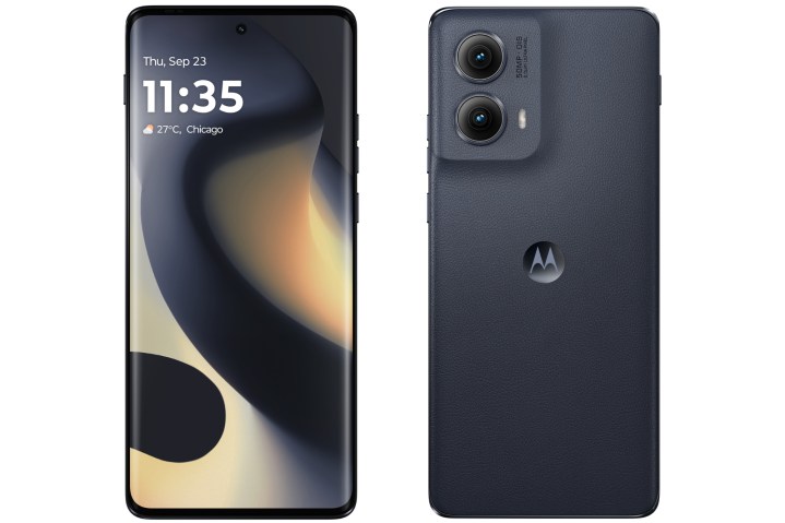 Motorola Edge'in (2024) ön ve arka kısmının görselleri.