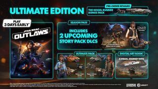 Star Wars Outlaws Ultimate Edition hediyeleri.