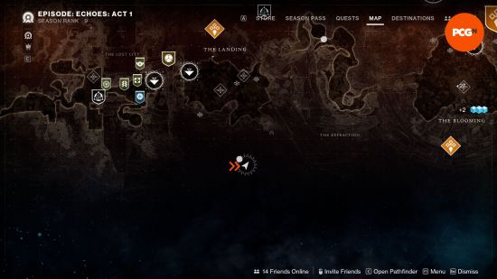 Destiny 2 Convalescence hayalet haritasını kaybetti