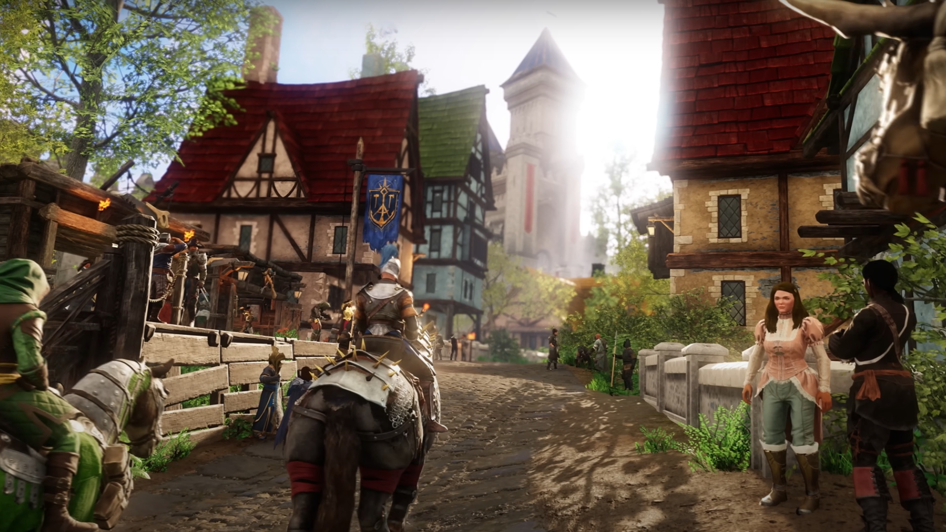 New World Aeternum MMORPG: Amazon Games'in MMORPG'si New World Aeternum'dan küçük bir kasaba