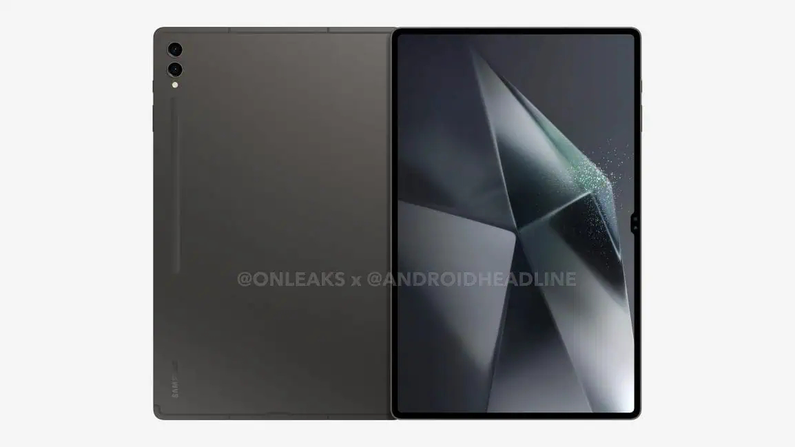 Samsung Galaxy Tab S10 Ultra'nın renderları