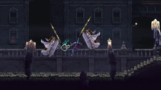 küfür 2'de tabut melekleri oyuncuya saldırıyor