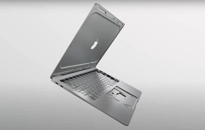 2018 MacBook Air'in reklamda görülen kasası.