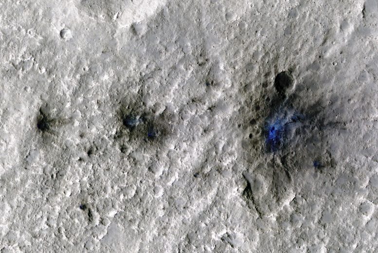 Mars'taki Meteoroid Çarpma Kraterleri