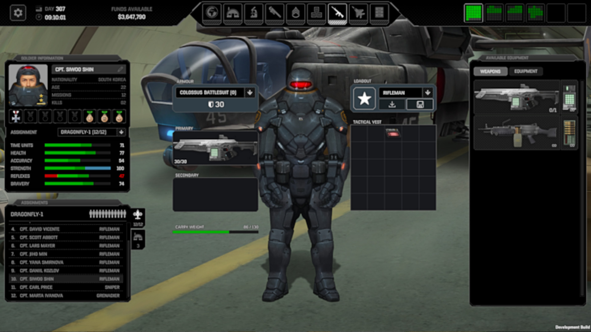 Xenonauts 2 güncellemesi - Yeni Colossus Battlesuit.
