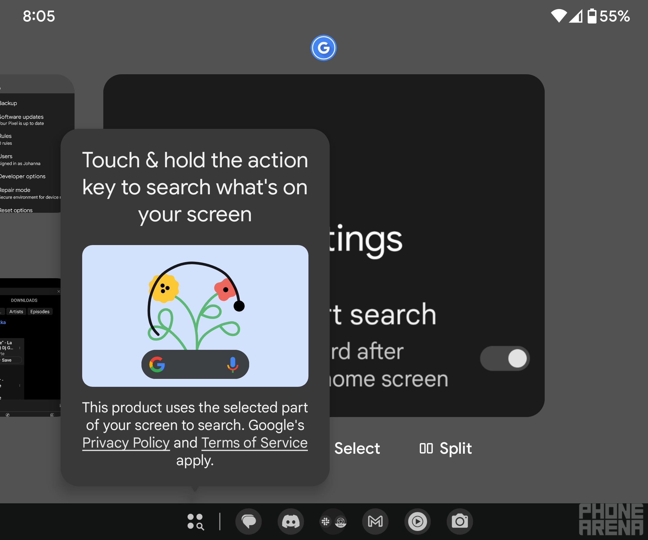Android 15 sayesinde Circle to Search tabletlerde ve katlanabilir cihazlarda çok daha iyi çalışacak