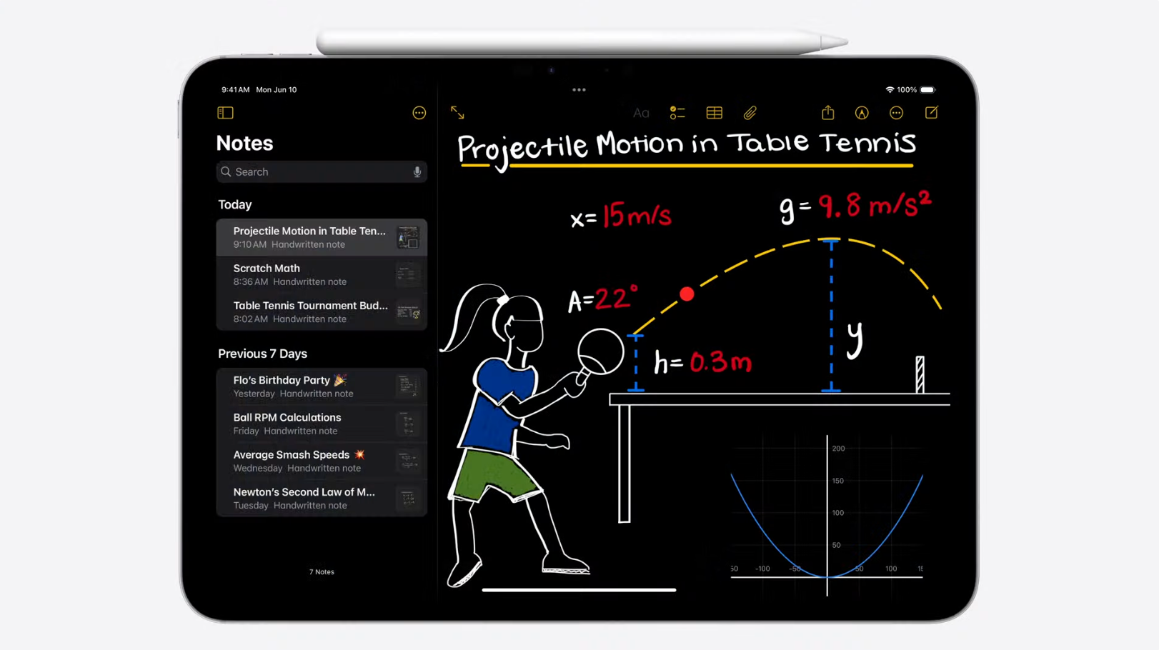 iPadOS Hesap Makinesi uygulamasındaki Matematik Notları özelliği WWDC 2024'te tanıtıldı