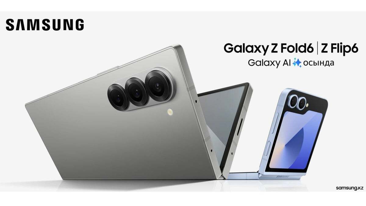 Bu, yakında çıkacak olan Galaxy Z Fold 6 ve Flip 6'yı gösteren sızdırılmış pazarlama görselidir - Galaxy Z Fold 6 ve iPhone 16, her yıl yükseltme yapmanız gerektiği anlamına gelmez