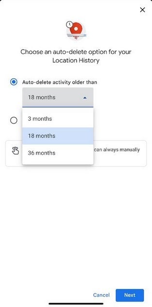 Google'ın Zaman Çizelgesi verilerini cihazınızdan ne zaman otomatik olarak silmesini istediğinizi seçebilirsiniz - Google Haritalar kullanıcılarının, Google'ın Zaman Çizelgesi verilerini ne zaman otomatik olarak silmesini istediklerine karar vermeleri gerekecektir.