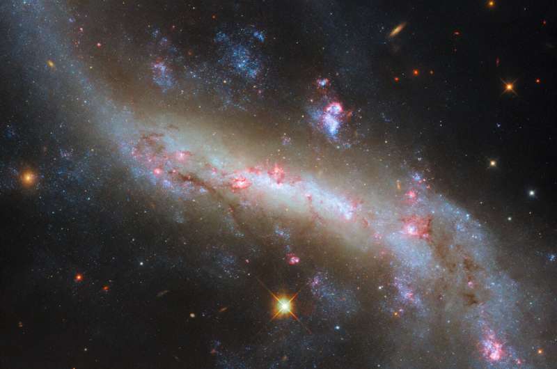 Hubble, geniş ve geniş sarmal gökada NGC 4731’i görüntüledi