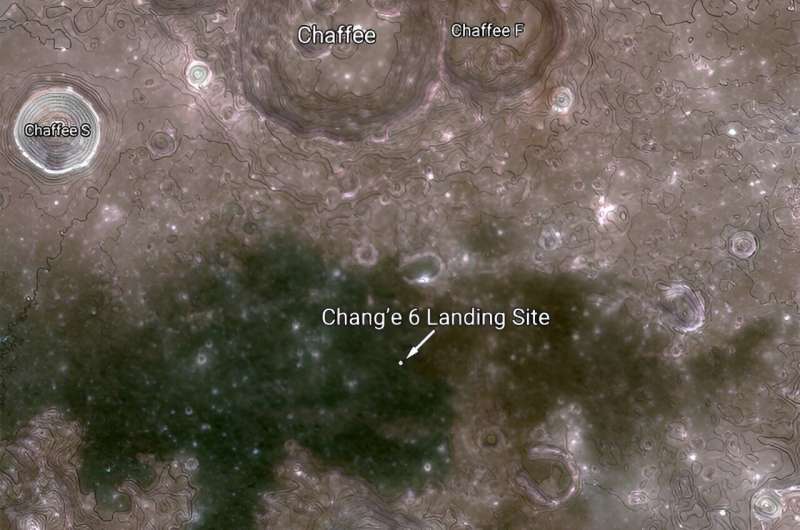 NASA’nın LRO’su Çin’in Chang’e 6 uzay aracını ayın uzak tarafında tespit etti