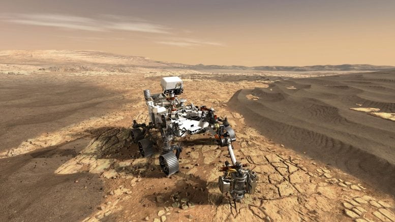 NASA’nın Perseverance Rover’ı Yeni Bilimsel Sınırlara Ulaşmak İçin Antik Mars Nehrini Geçiyor