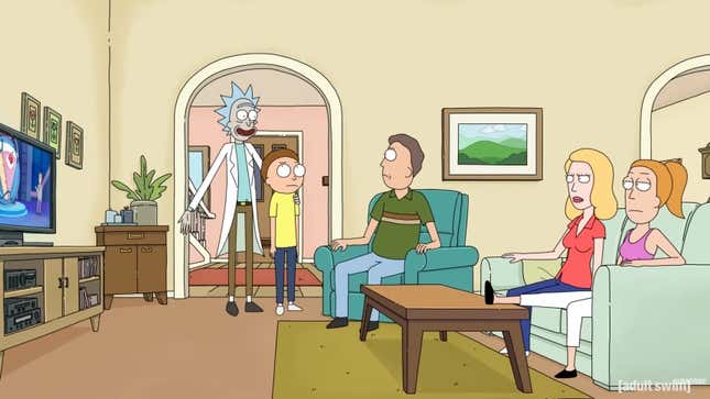 Rick and Morty'nin 7. sezonundan bir sahne