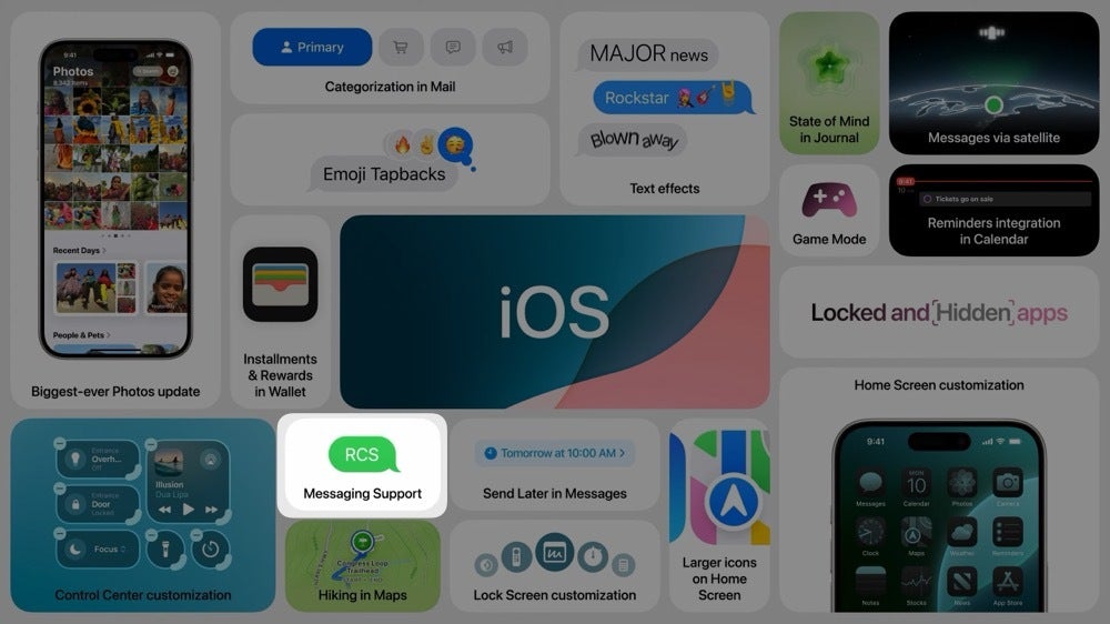 SONUNDA: Apple, bu sonbaharda iOS 18 aracılığıyla iPhone'lara RCS desteğinin geleceğini duyurdu