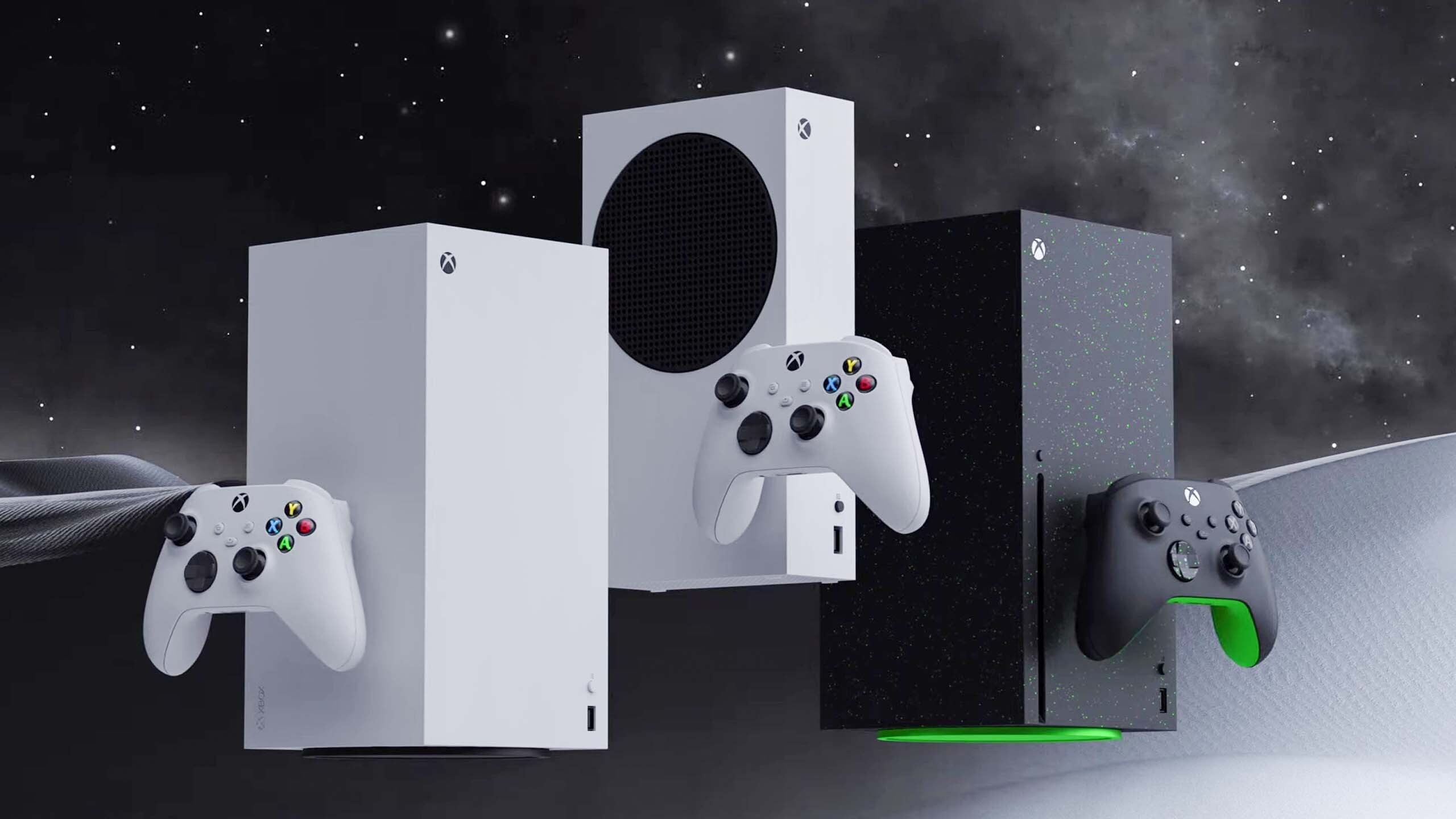 2024 Xbox Showcase'de yeni Xbox Series X|S modelleri gösteriliyor.