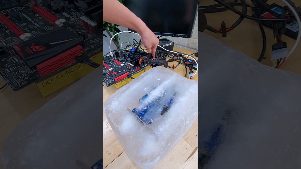 donmuş bir GPU'yu bilgisayarıma takmak - YouTube