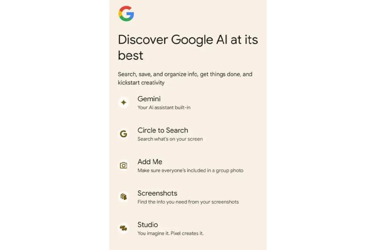 google yapay zeka android otoritesi Google AI