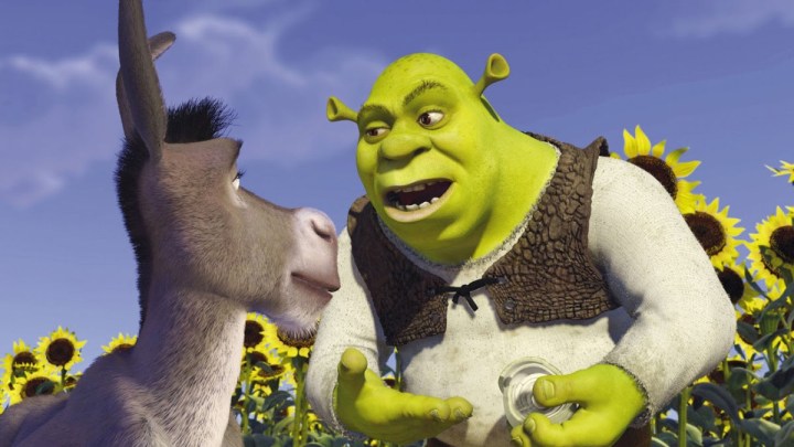 Shrek, Shrek'te Eşek'e hakaret ediyor.