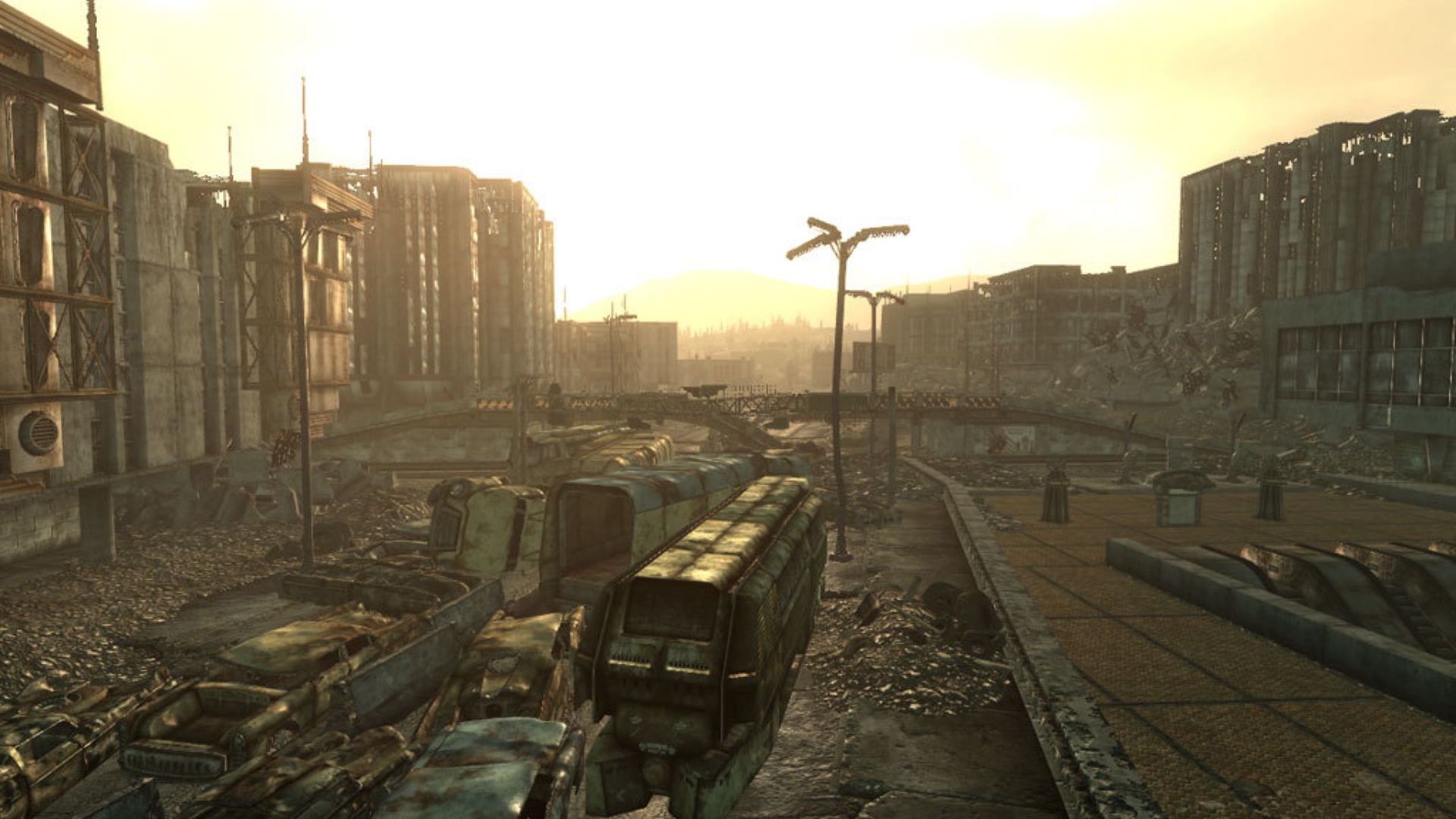 Fallout Vaults: Bethesda RPG Fallout 3'te terk edilmiş bir sokak