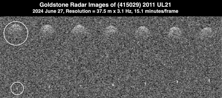 Asteroid 2011 UL21 Goldstone Güneş Sistemi Radarı