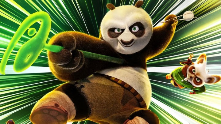 Po ve Master Shifu, Kung Fu Panda 4'ün tanıtım görselinde.