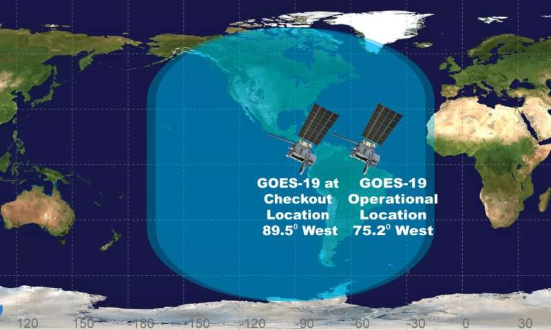 GOES-U uydusu jeostasyon yörüngesine ulaştı, artık GOES-19 olarak adlandırılıyor