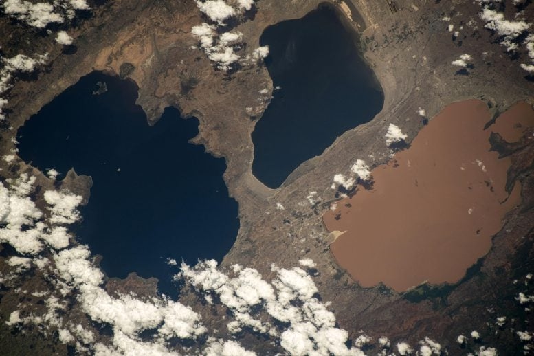 Uzay İstasyonundan Etiyopya Göllerinin Üçlüsü
