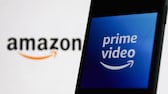 Amazon, Watch Party'yi kaldırdı: cep telefonlarındaki yayın hizmetinin logosu, arka planda Amazon logosu