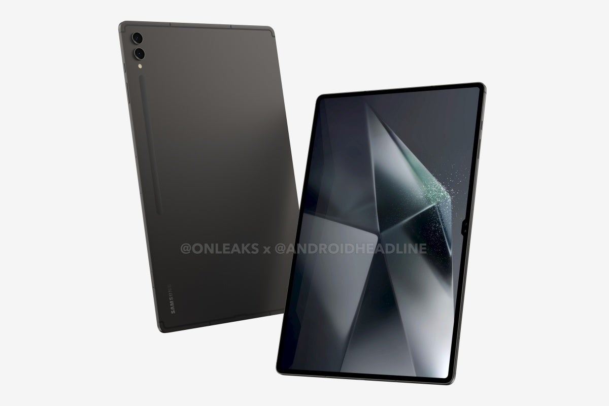 Tab S10 Ultra, bir süre önce sızdırılan bu render'larda ilk bakışta kesinlikle tanıdık görünüyor. - Samsung, 2024'ün sonuna kadar 'bir Galaxy Tab S10 serisinin' piyasaya sürüleceğini doğruladı