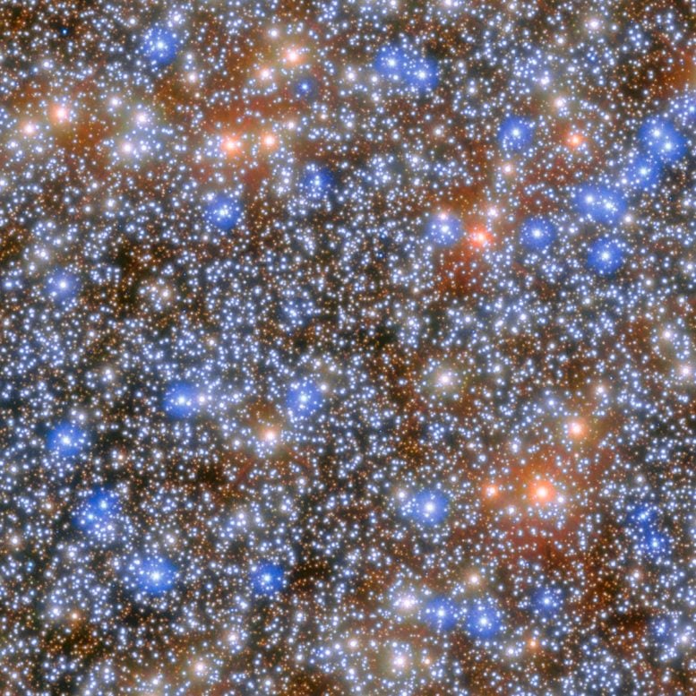 Omega Centauri Hubble Uzay Teleskobu Kırpıntısı