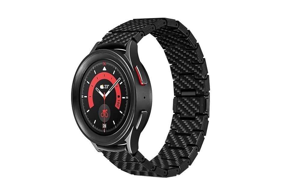 Pitaka Watch Band ile bileğinize biraz karbon fiber bağlayın - En iyi Samsung Galaxy Watch 7 serisi yedek bantları ve kayışları