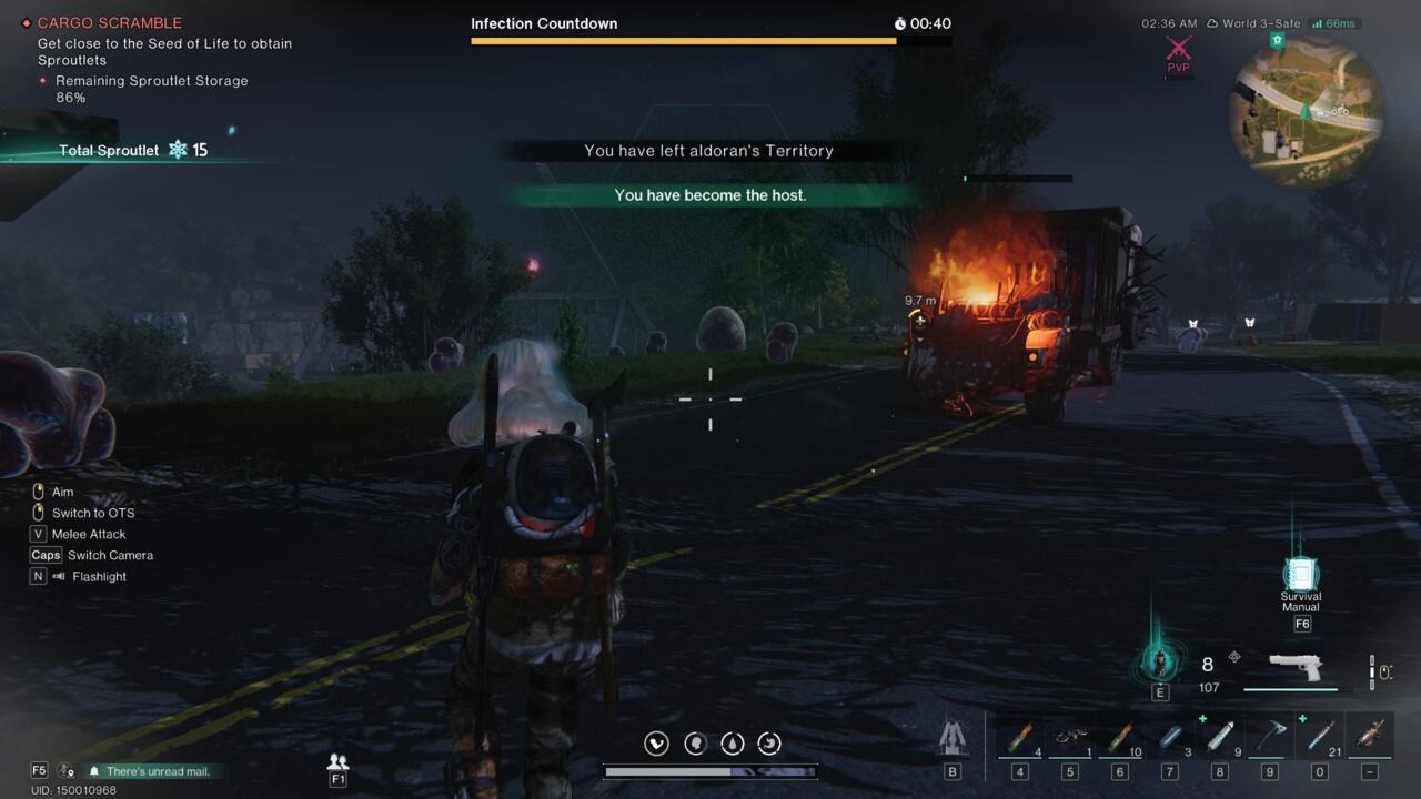 Cargo Scramble'da bir oyuncu Deviant tarafından ele geçirilir ve bu oyuncu herkese açık etkinlikteki diğer oyunculara karşı mücadele eder.