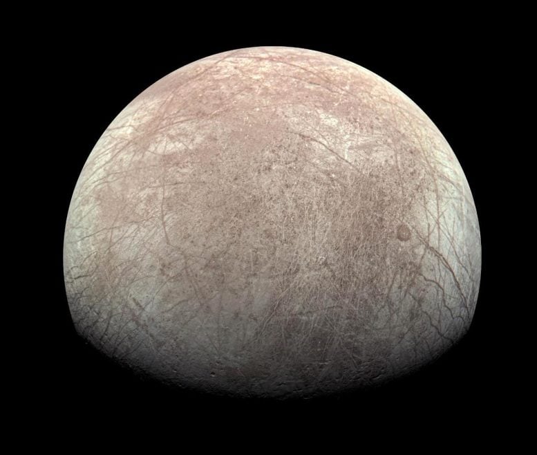 Jüpiter'in Buzlu Uydusu Europa JunoCam