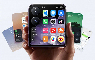 Xiaomi ilk kapaklı cihazını - Mix Flip - ve hemen büyük bir harici ekran ve devasa bir pille sundu