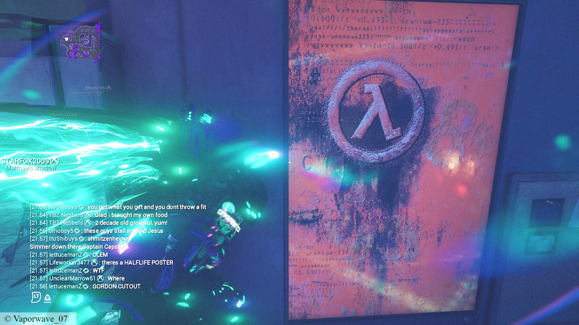 Warframe 1999 Half-Life: Warframe 1999'da Valve FPS oyunu Half-Life için bir poster