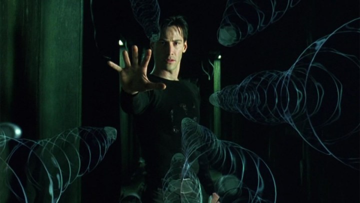 Keanu Reeves "Matrix"te.