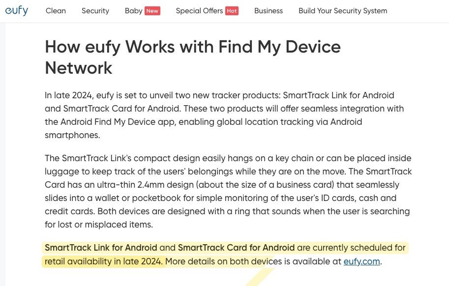 Eufy gecikmeleri "Cihazımı Bul" Android Bluetooth izleyicileri 2024 sonuna kadar