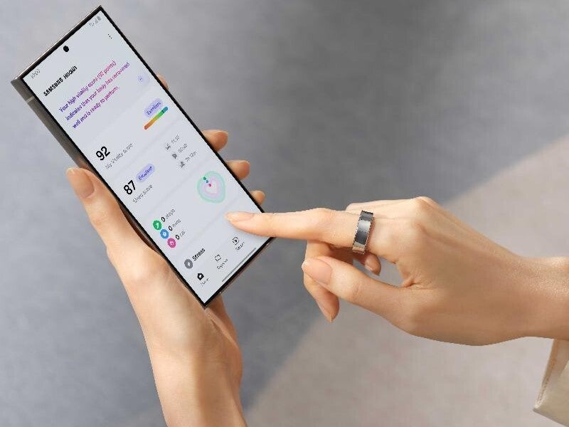 Galaxy Ring, Samsung Health uygulamasıyla birlikte kullanılıyor | Görsel kredisi - Samsung - Galaxy Ring'in Samsung ekosisteminde nasıl çalıştığına bir göz atın