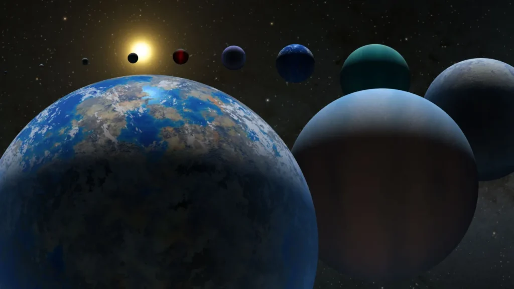 Gezegenin yeni bir tanımı, burada gösterilen dış gezegenleri, sadece "gezegenler."