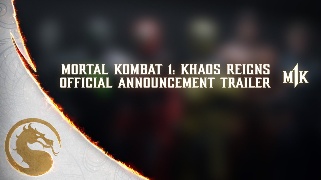 Mortal Kombat 1: Khaos Reigns Resmi Duyuru Fragmanı - YouTube